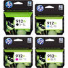 HP 912XL Multipack of 4 Original Ink Cartridges