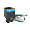 Original Lexmark 71B20C0 Cyan Return Program Toner Cart