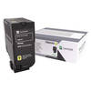 Original Lexmark 75B0040 Yellow Toner Cartridge