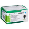 Lexmark C2320C0 Cyan Original Return Program Toner Cartridge