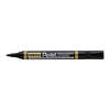 Pentel N850 Permanent Black Bullet Tip Markers - Single Pen (N850-AE)