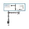 piXL Single Monitor Arm Desk Mount For up to 27 Inch Black (SINGLE ARM)