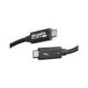 Plugable 2m Thunderbolt 4 Cable USB4 100W 40Gbps Black