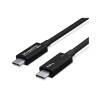 Plugable 80cm Thunderbolt 3 Cable 40Gbps 100W USB C Compatible