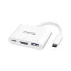 Plugable Technologies Multiport Adapter USB C to HDMI 3-in-1 Hub Compatible with