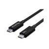 Plugable Thunderbolt 3 Cable 2m 40Gbps 100W Charging USB-C Compatible