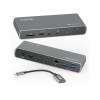 Plugable Thunderbolt 4 Docking Station TBT4-UDX1 with 100W Charging Grey
