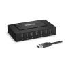 Plugable USB 2.0 7-Port High-Speed Charging Hub with 60W Power Adapter