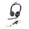 Poly Plantronics Blackwire 5220 Stereo USB-C Headset +3.5mm Plug +USB-C/A Adapte