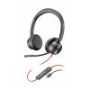 Poly Blackwire 8225 Stereo USB-C Headset and USB-C/A Adapter (8X223AA)