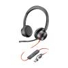 Poly Blackwire 8225 Stereo USB-C Headset and USB-C/A Adapter (8X225AA)