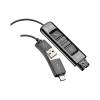Poly DA85 USB-A/C to QD Adapter TAA Black (786C7AA)