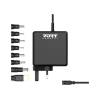 Port Connect 65 W AC Adapter for Laptop Mobile Universal Black (900093B-UK)