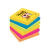 3M Post-It Super Sticky Notes 76x76mm 90 Sheets Rio Colours (Pack 6) (654-6SS-RI