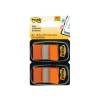 Post-it Index Tabs 1 Inch Orange 2 Packs of 50 - 100 Tabs Total (680-O2EU)