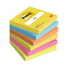 Pack Of 6 76 mm x 76 mm Post-It Notes In Energetic Colours (7100296019)