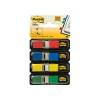 Post-it Repositionable Index Flags 12 x 43mm 4 x 35 Tabs Assorted Colours Pack 1