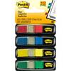 Post-It Small Index Repositionable Flags 4 x Assorted Colours (Pack of 4 x 35 Fl
