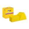 Post-It Super Sticky Notes 76 x 127mm 90 Sheets Ultra Yellow Pack of 12 (7100290