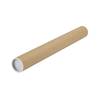 Manilla Postal Tubes 457 x 50mm 18" - 10 Pack