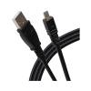Praktica USB-A 2.0 to 8 Pin Mini USB Camera Charging Cable 3m Black (281ARP)