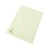 Premier WB A4 White 1-10 Polypropylene Numerical Dividers (WX01353)