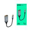 Prevo USB-C (M) to DisplayPort (F) Cable Adapter 0.2 m Black Silver (USBC-DP-ADA