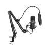 ProSound USB Condenser Cardioid Microphone with Boom Arm Kit and Pop Filter