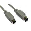 This is a 6 pin mini din male to female PS/2 cable for extending PS/2 equipment