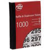 Pukka Raffle & Cloakroom Tickets Numbers 1-1000 (Single Book) Assorted Colours