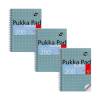 Pukka Metallic A5 Jotta Dot Grid Notebook 200 Pages Green Pack of 3 (JM021DOT)