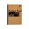 Pukka Pad A4 Kraft 400 Page Refill Pads Pack of 5 (9568-KRA)