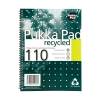 Pukka Pad A4 Notebook Recycled Ruled 110 Pages Green Pack of 3 (RCA4/110-3)