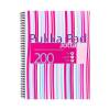 Pukka Pad A4 Polypropylene Cover Notebook Ruled 200 Pages Pink Stripe Pack of 3