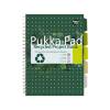 Pukka Pad A4 Project Book 200 Pages Recycled Card Cover Pack of 3 (6050-REC)