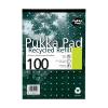 Pukka Pad A4 Refill Pad 100 Recycled Pages 80gsm Pack of 6 (RCREF50)