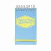 Pukka Pad A7 Pastel Blue & Yellow Pocket Notebook / Spiral Bound / 50 sheets / O
