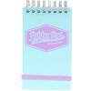 Pukka Pad A7 Pastel Turquoise & Pink Pocket Notebook / Spiral Bound / 50 sheets