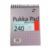 Pukka Pad Shortie 178 x 235mm Ruled 240 Pages Notepad Pink Pack of 3 (SM024)