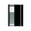 Pukka Pads A5 Project Book Ruled 250 Pages Black Pack of 3 (SBPROBA5)