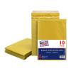 Pukka Post & Packaging Bubble Lined Envelopes Gold Peel and Seal Size G
