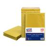 Pukka Post & Packaging Bubble Lined Envelopes Gold Peel and Seal Size J 320mmx45