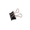 Q-Connect Foldback Clip 16mm Black - Pack of 10 (KF03650)