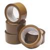 Q Connect Brown Packaging Tape- 6 rolls - KF27010