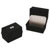 Q-Connect Card Index Box 152 x 102mm (6x4) // Black // KF10010