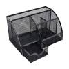 Q-Connect Desktop Organizer Curved Mesh Black (KF17295)