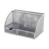 Q-Connect Desktop Organizer Curved Mesh Silver (KF17302)