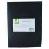 Q-Connect Polypropylene Display Book // 20 Pockets // Black (KF01252)