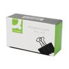 Q-Connect Foldback Clip / Bulldog Clip 32mm Black (Pack of 10) KF01284