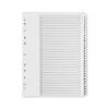 Q-Connect A4 White Multi-punched Index Cards -  1-31 (KF01357)